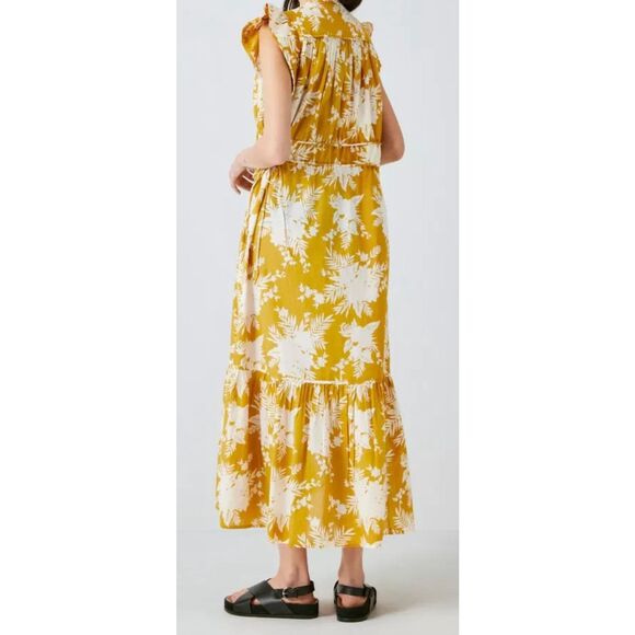 JOHN LEWIS Floral Midi Dress size 16 - Picture 10 of 10